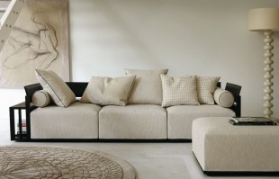 BOLERO sofa in Black lacquer_Composition 1