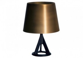 Base table lamp in brushed brass