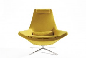 Metropolitan swivel chair, polished base_main