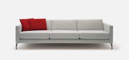 HM34d2 four seat sofa with narrow arms